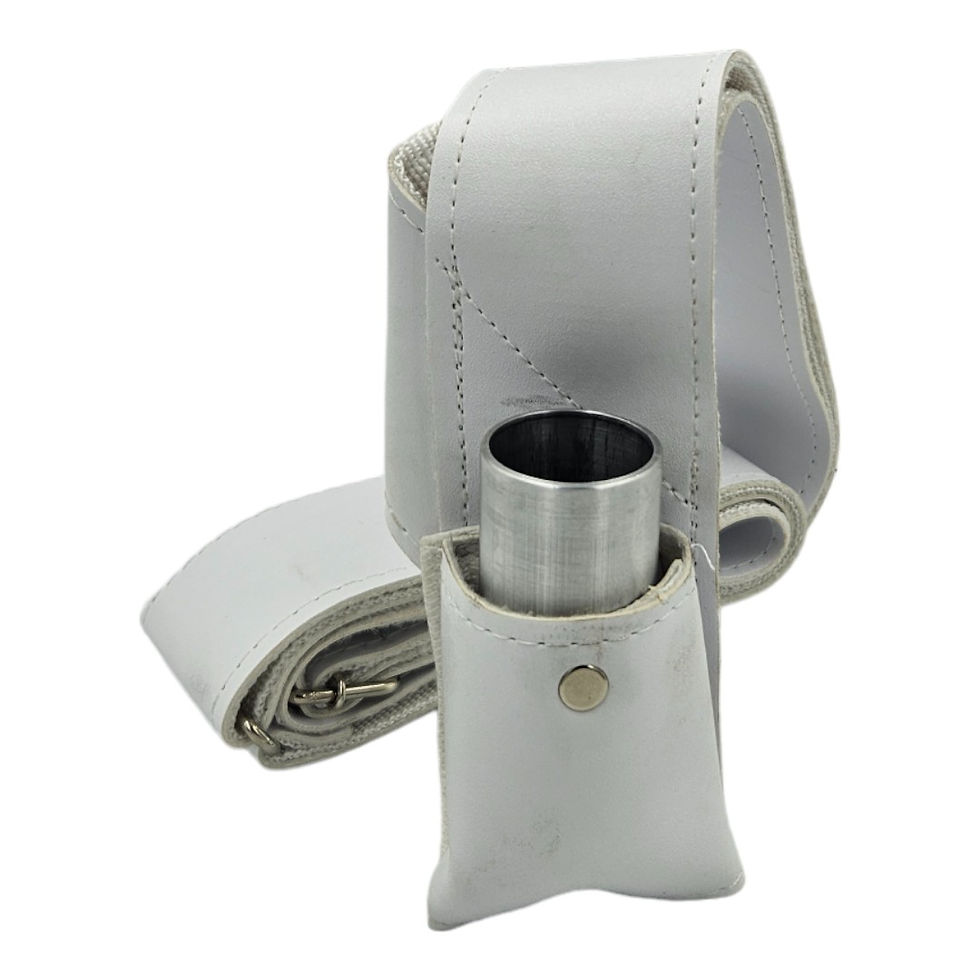 Miniatura: Talabarte de Couro Sintético Branco - B3920B