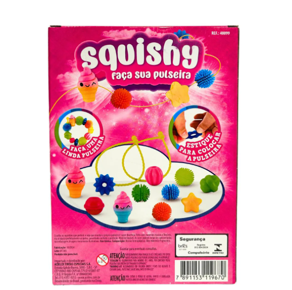 Miniatura: Pulseira Squishy Faça Sua Pulseira Acrilex Kit 2 Pulseiras 2 Kit Para Pulseira