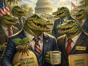 Idaho lobbyists allligators
