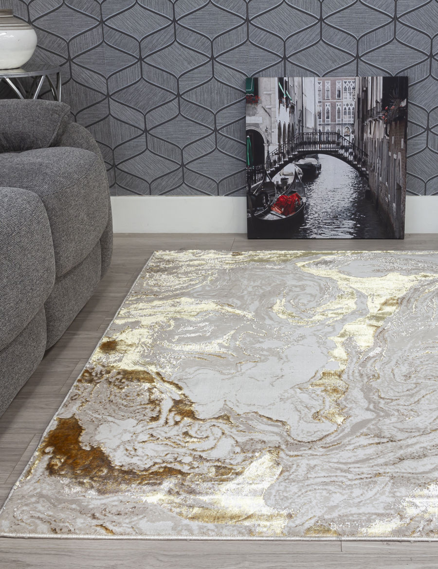 Thumbnail: Boutique Vivid - Ochre Rug