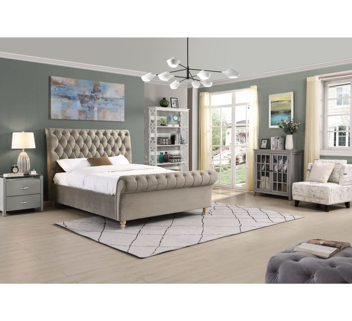 Thumbnail: Kilkenny Sleigh Bed - Mink