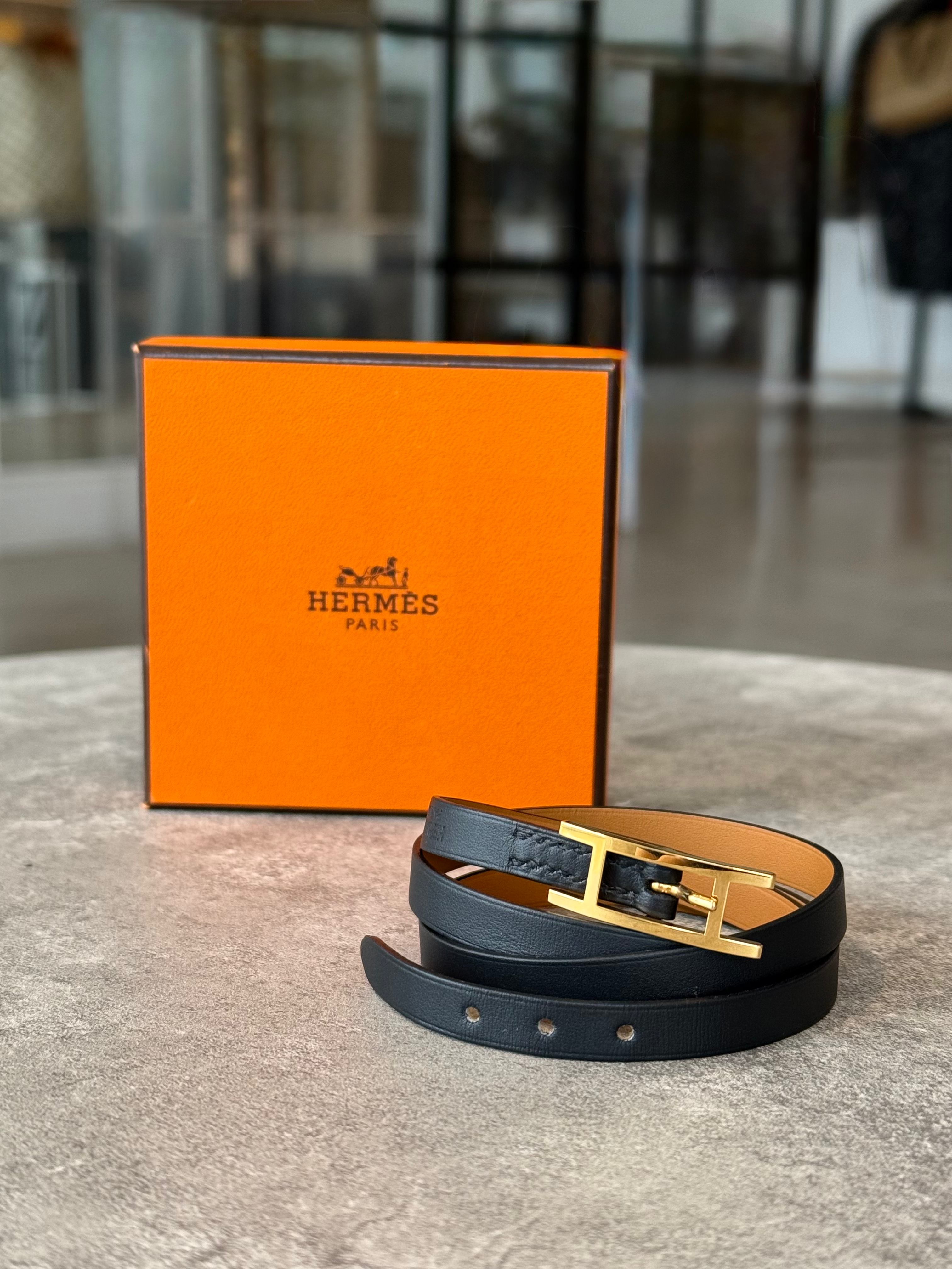 Hermes Bracelet Leather PM