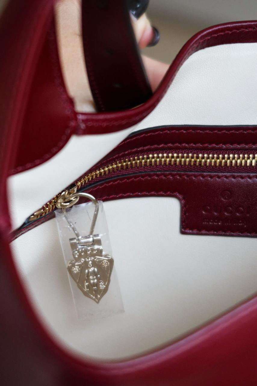 Miniatura: Gucci Jackie Bordeaux Small Leather