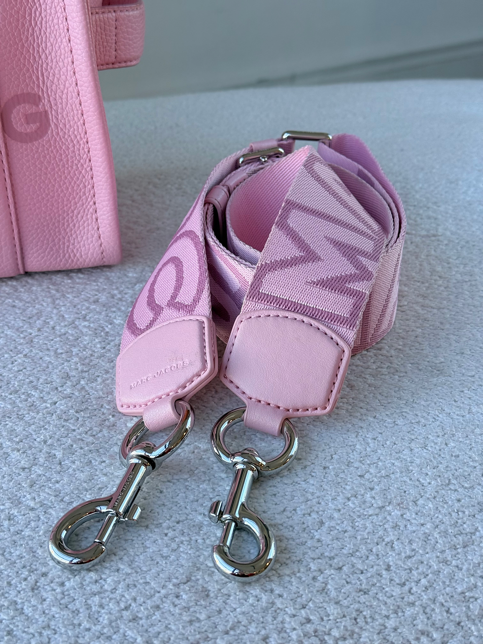 Miniatura: Marc Jacobs The Tote Bag Pink Leather Small