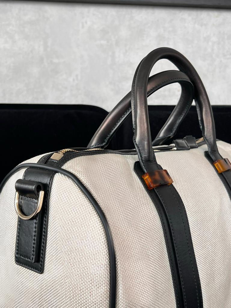 Miniatura: Tom Ford Cartera Beige con cuero negro