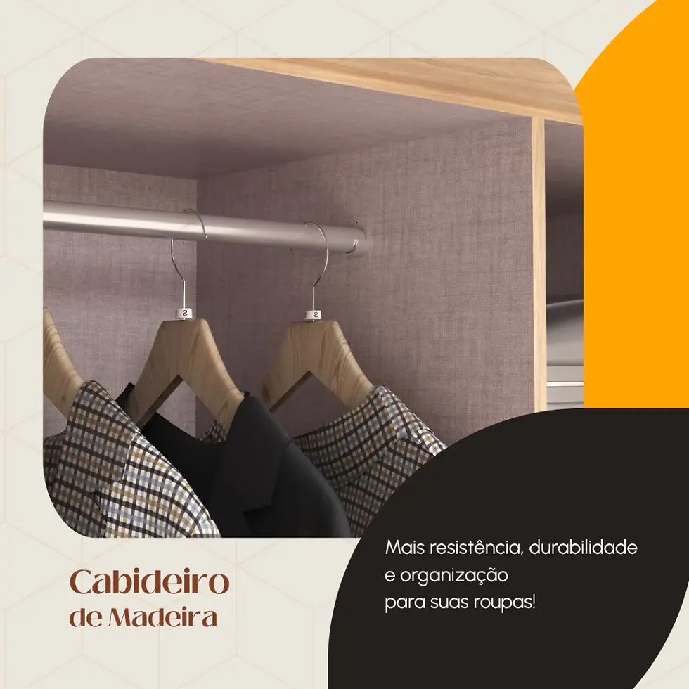Miniatura: Guarda Roupa Casal 8 Portas 4 Gavetas Off White