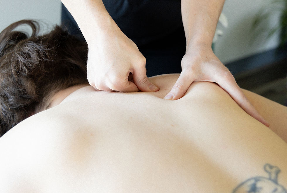 Close up of a massage