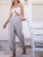 Elegant linen pants for women