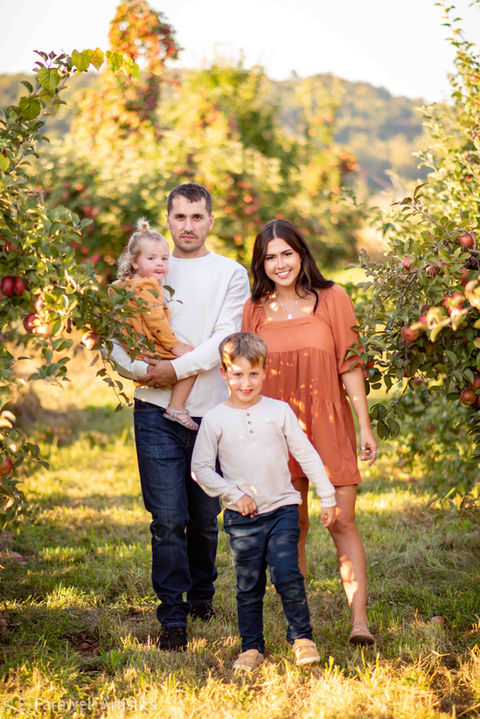 Apple Orchard Portrait Photography by Virginia Photographer Emily Farewell