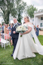 Ceremony Photography at Rixey Manor in Rixeyville Virginia by Virginia Photographer and Virginia Wedding Painter Emily Farewell