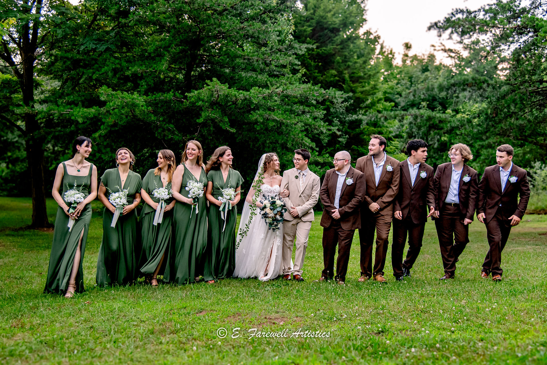 Nature and Fairy Themed Wedding in Warfordsburg Pennsylvania by Virginia and Pennsylvania Wedding Photographer Emily Farewell