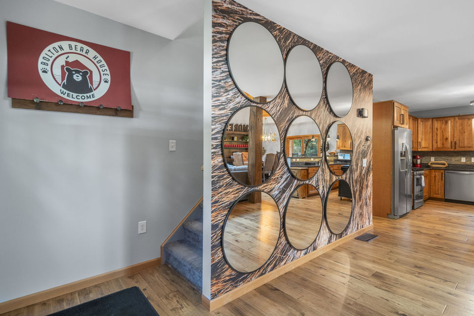 Bolton Bear House lake george vacation rental inside view