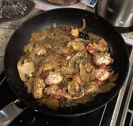 Dinner - Octopus, mushrooms, onions.jpg