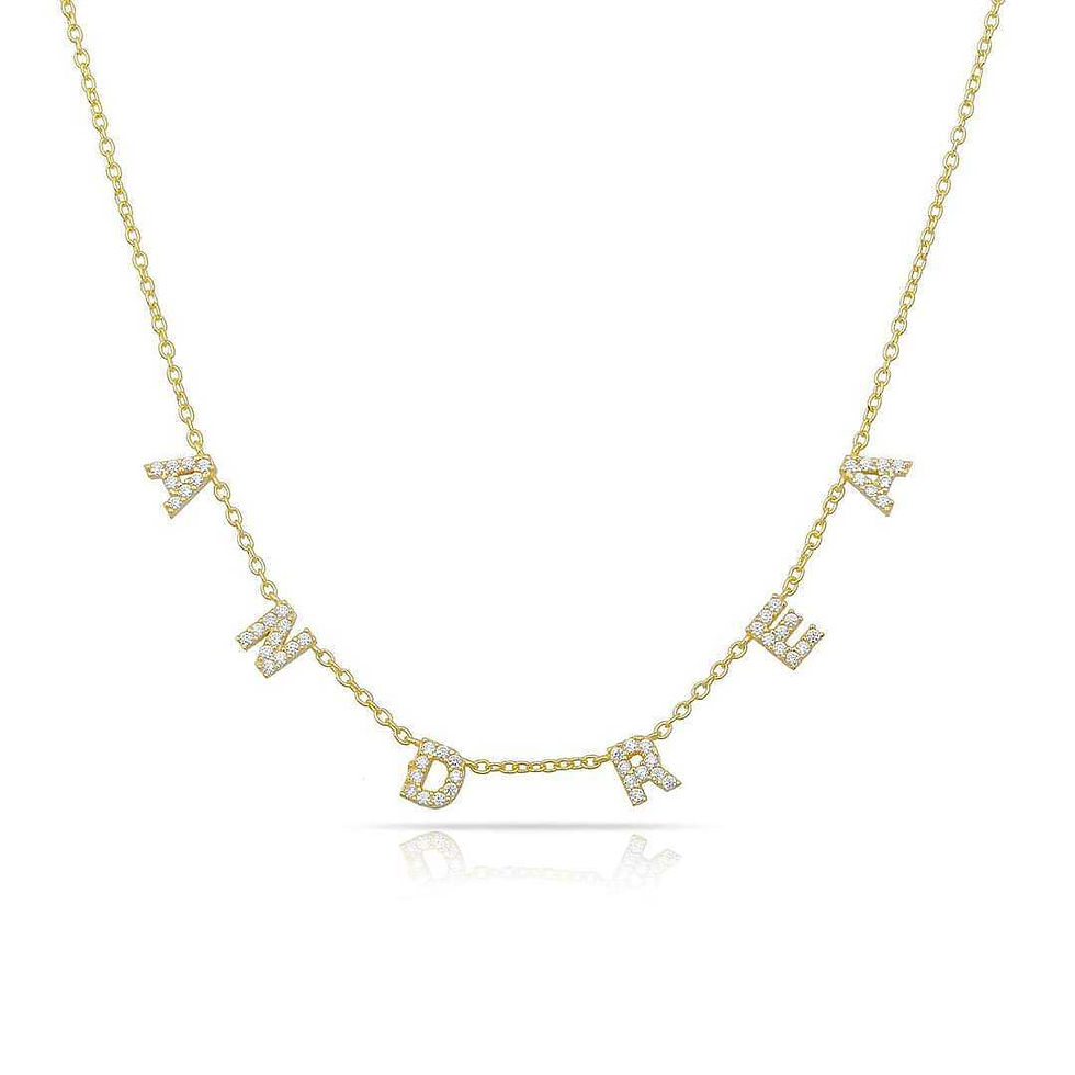 Water Resistant - "Mini" Custom It's All In A Name Necklace