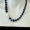 Thumbnail: Sodalite and Baroque Pearl necklace. 