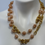 Thumbnail: Beautiful Calcite and vintage bow link necklace 