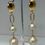 Thumbnail: Drop and dangle cotton Pearl earrings 