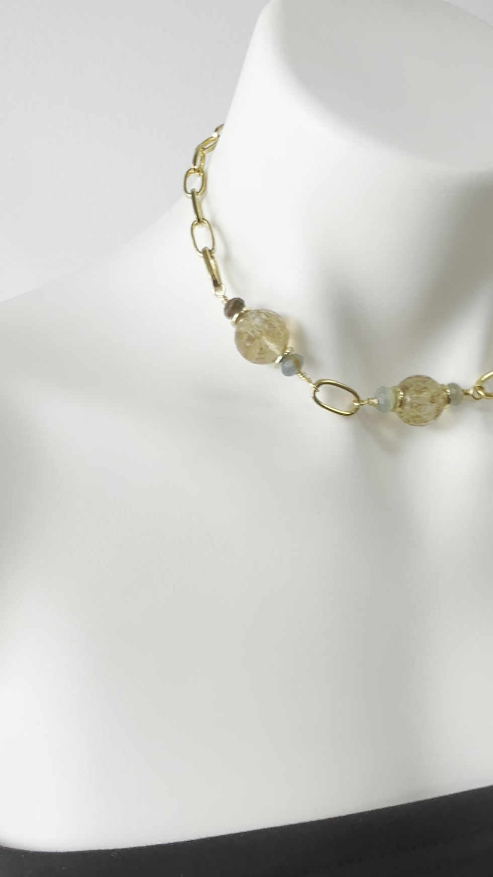 Thumbnail: Rutilated Quartz and Aqualine Calcite Collection 
