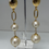 Thumbnail: Drop and dangle cotton Pearl earrings 