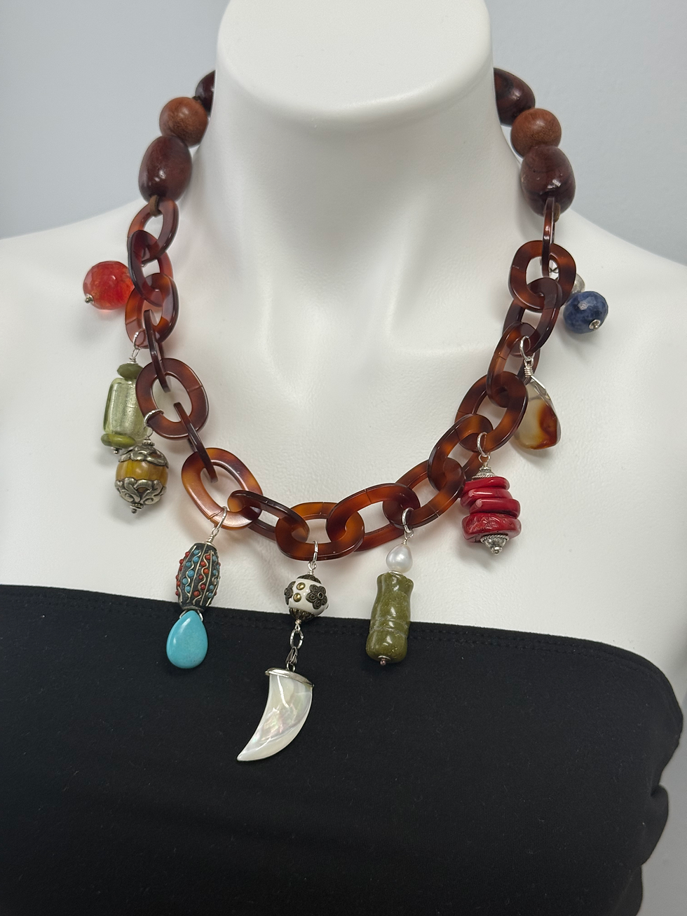 Thumbnail: Bohemian Charm Statement necklace 