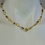 Thumbnail: Mini rutilated quartz with paperclip chain and gold accent necklace. 