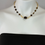 Thumbnail: Tiger Eye and paperclip chain necklace