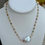 Thumbnail: Sapphires and Baroque Pearl minimalist beauty