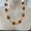 Thumbnail: Carnelian and paperclip chain necklace 