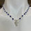 Thumbnail: Filigree silver cross with Sodalite 