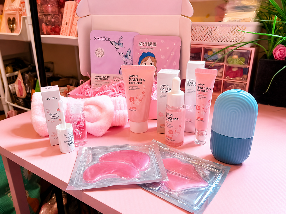 Thumbnail: Cutesy Bundles Ultimate Sakura Self Care Gift Box | Luxury Spa Hamper for Women 