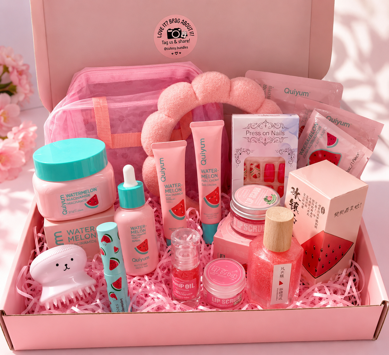 Cutesy Bundles: Pretty in Pink Watermelon Glow-Up Box