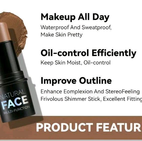 Thumbnail: Cutesy Bundles Limited 3pcs Face Contour Stick Set Multi-function Waterproof