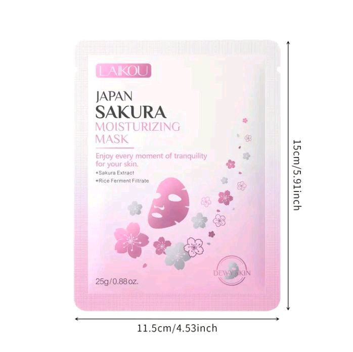 Thumbnail: Cutesy Bundles Japan Sakura Sheet Mask - 5pcs Petal-Soft Hydration Magic Skincar