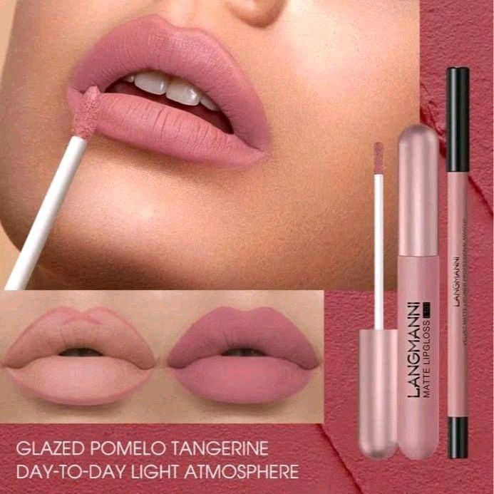 Thumbnail: Lip Liner And Lipstick Set 6 Colors Matte Lipgloss & 6 Colors Matte Lip Liner Se