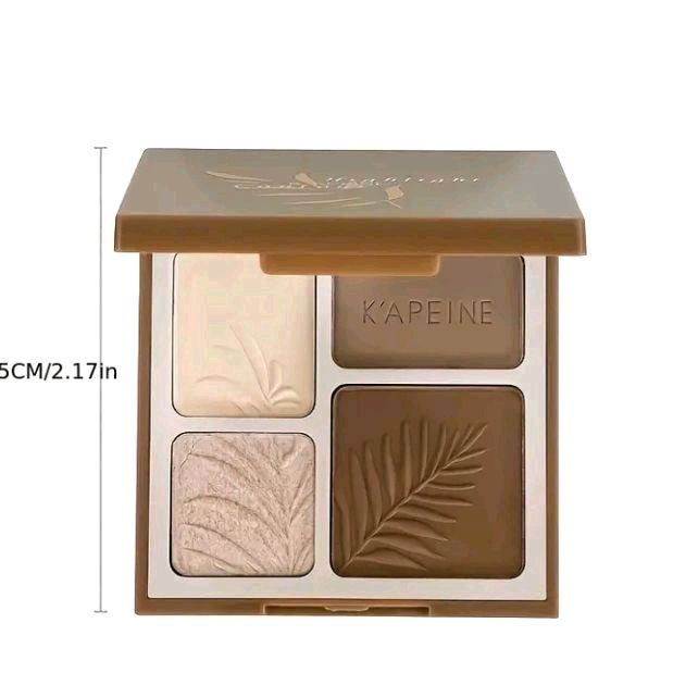 Thumbnail: Cutesy Bundles Highlighter & Contour Palette Matte Finish Light Coverage  