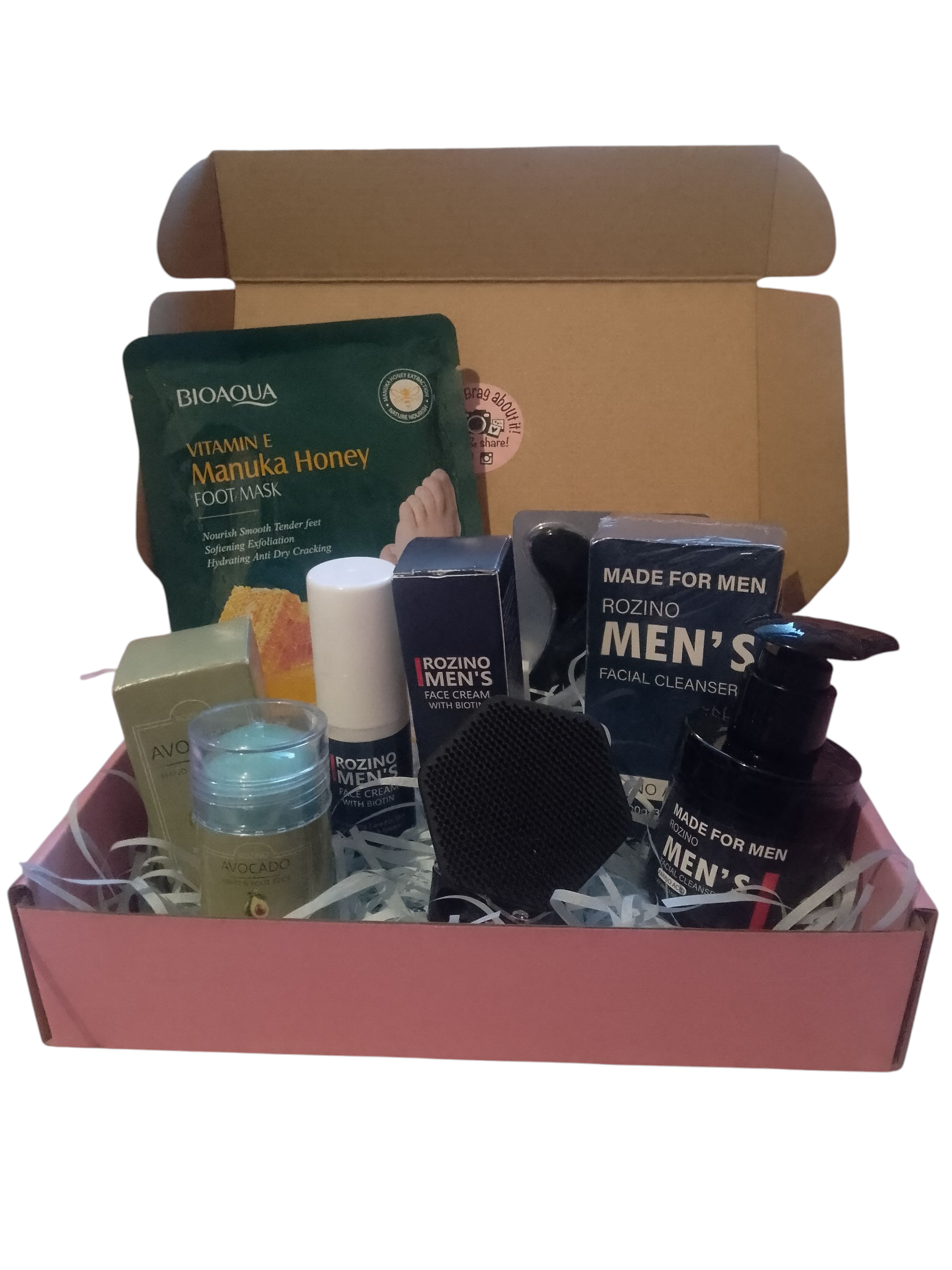 Cutesy Bundles Mini Gentleman's Self-Care Pampering Box 
