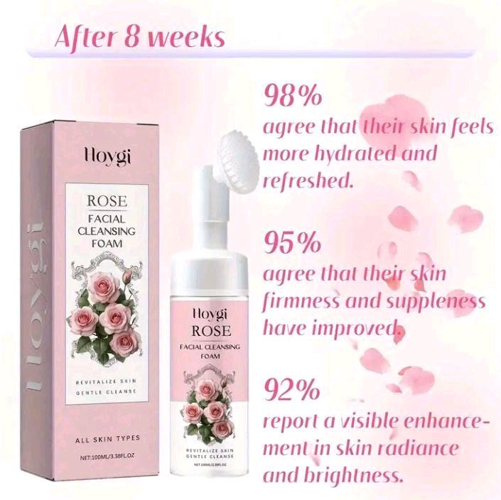 Thumbnail: Cutesy Bundles Rose Glow Foaming Cleanser for All Skin Types - Hydrating & Gentl