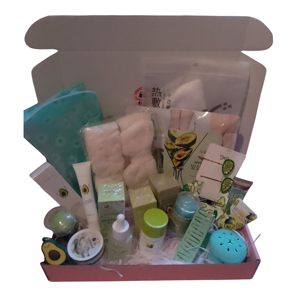 Thumbnail: Cutesy Bundles Avocado Self-Care Box – Your Ultimate Spa-at-Home Kit! 