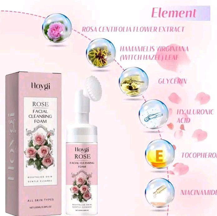 Thumbnail: Cutesy Bundles Rose Glow Foaming Cleanser for All Skin Types - Hydrating & Gentl