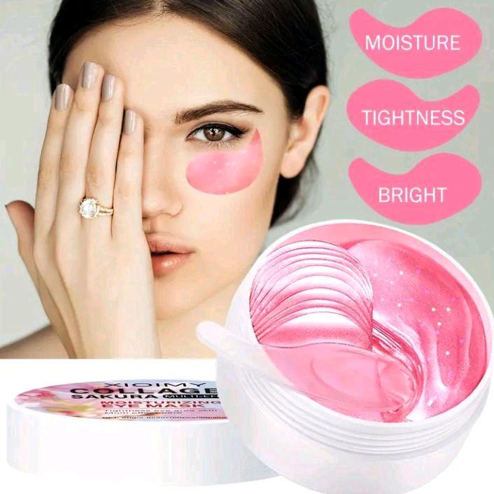 Thumbnail: Curtesy Bundles 60pcs Cherry Blossom & Collagen Eye Masks 