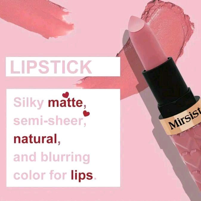 Thumbnail: Cutesy Bundles Mirsist 6-Piece Silky Matte Lipstick Set - Waterproof, Non-Stick,