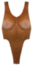 Thumbnail: Blur 4  (Olive / Tan) One Piece Swimsuit U Neck-Backless