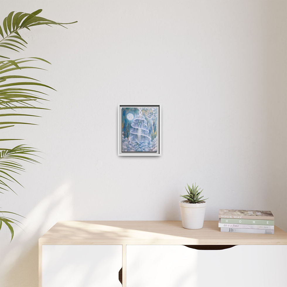 Thumbnail: Mother Gaia Framed Canvas Print