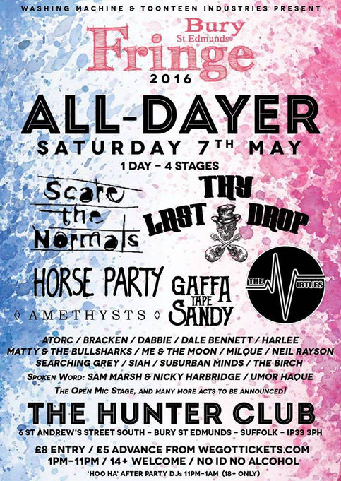 Bury Fringe Festival @ Hunter Club