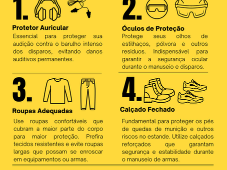 Equipamentos de Segurança no Tiro: 4 Itens Essenciais que Você Não Pode Deixar de Usar