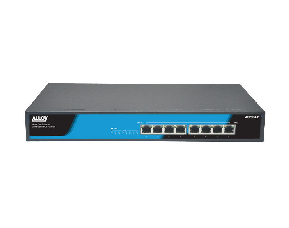ALLOY AS2008-P 8 Port PoE 150W Switch