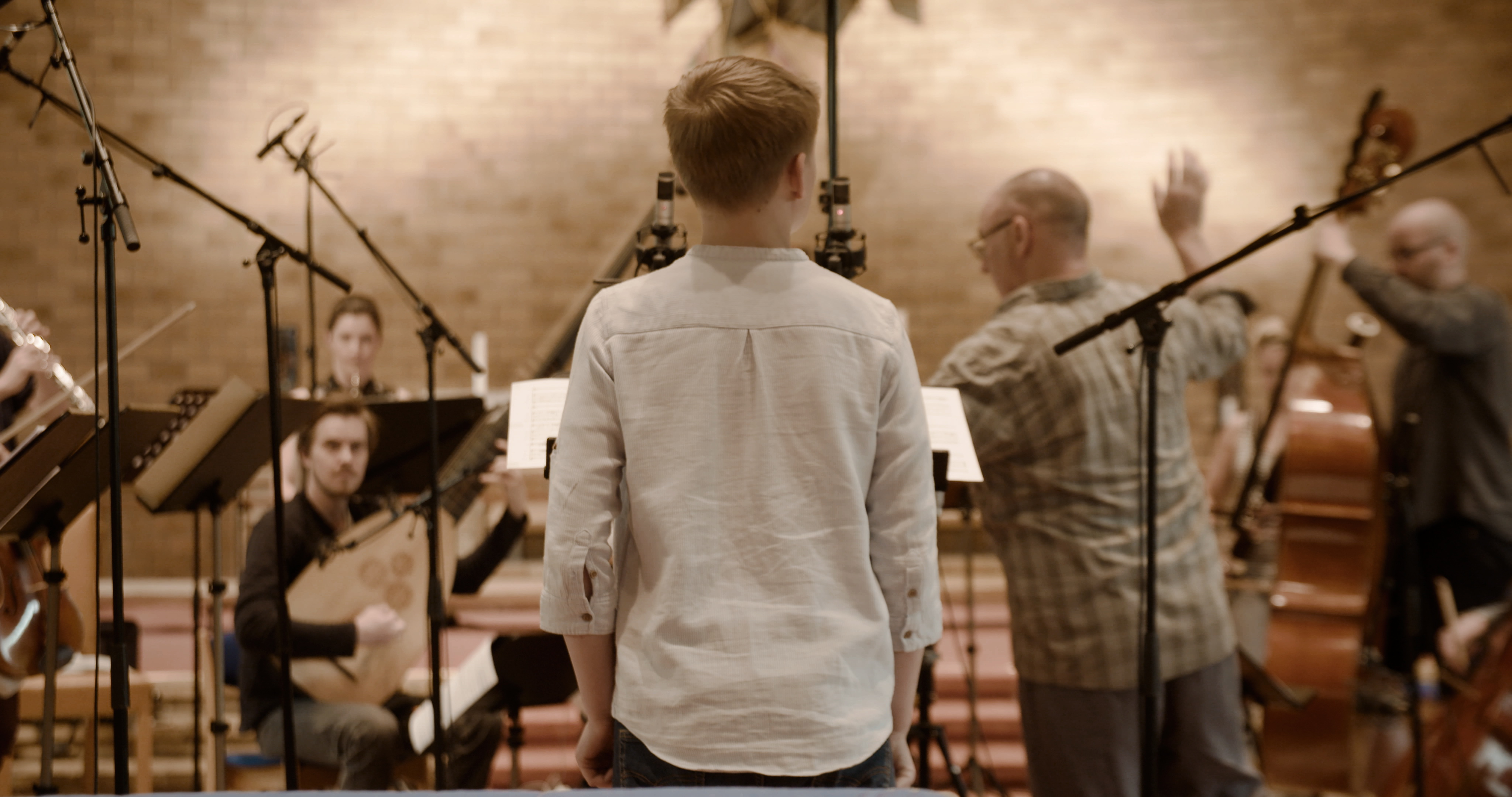 Recording session for "Light Divine"