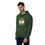 Thumbnail: Unisex eco-friendly beach hoodie with a "Tropic Like It's Hot" graphic design.