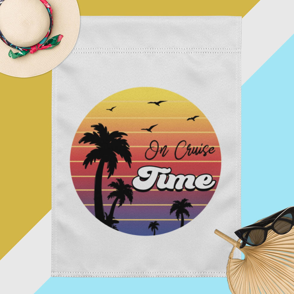 Garden Flag | On Cruise Time Outdoor Decor for Home & Celebrations