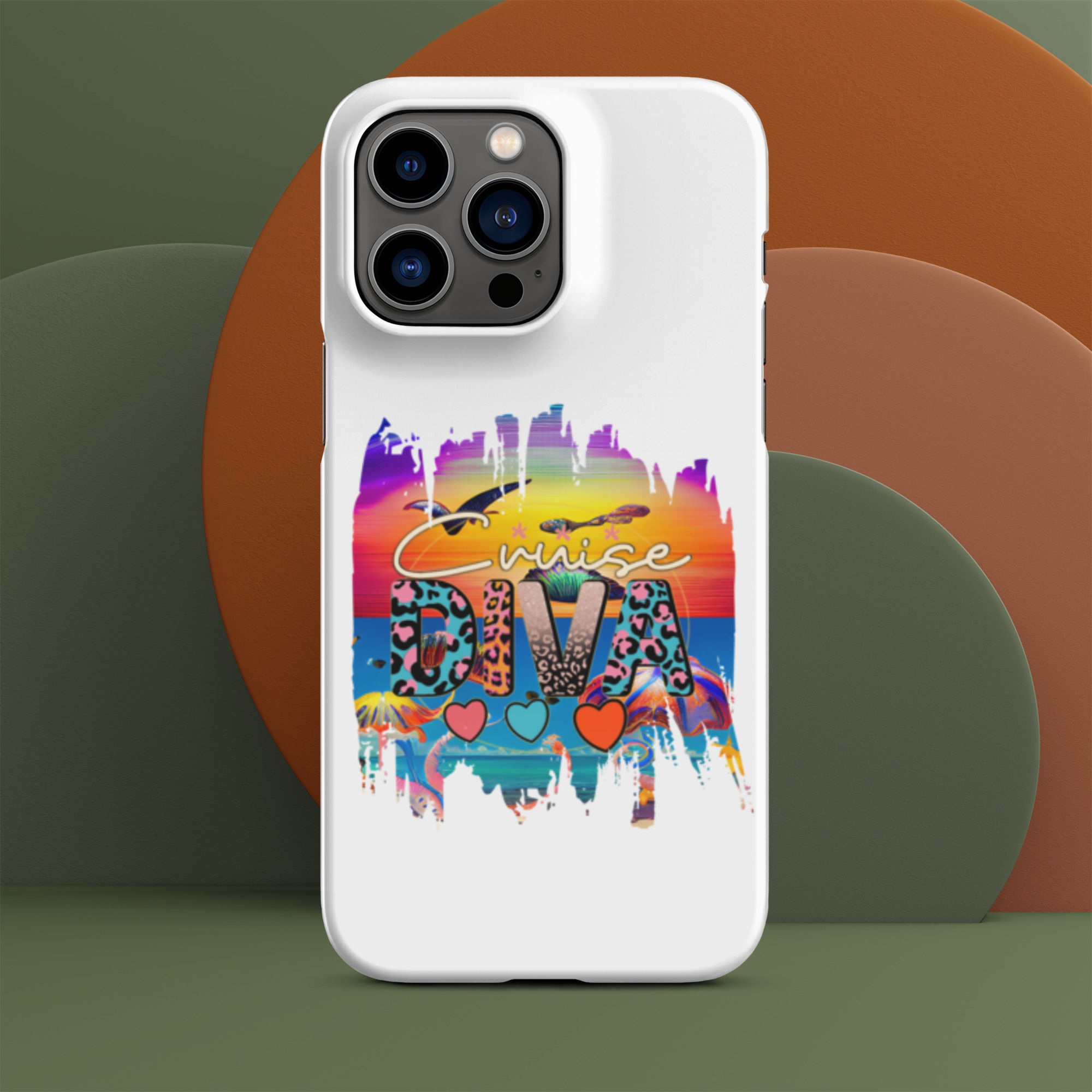 Minimalist Snap Case for iPhone® (*select models) | Cruise Diva Edition